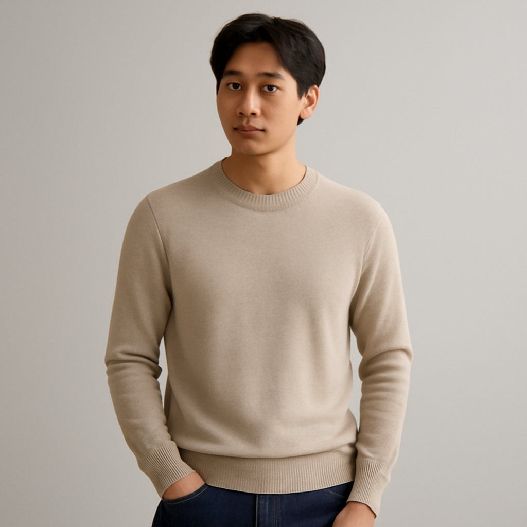 남성라운드니트 대표 이미지
